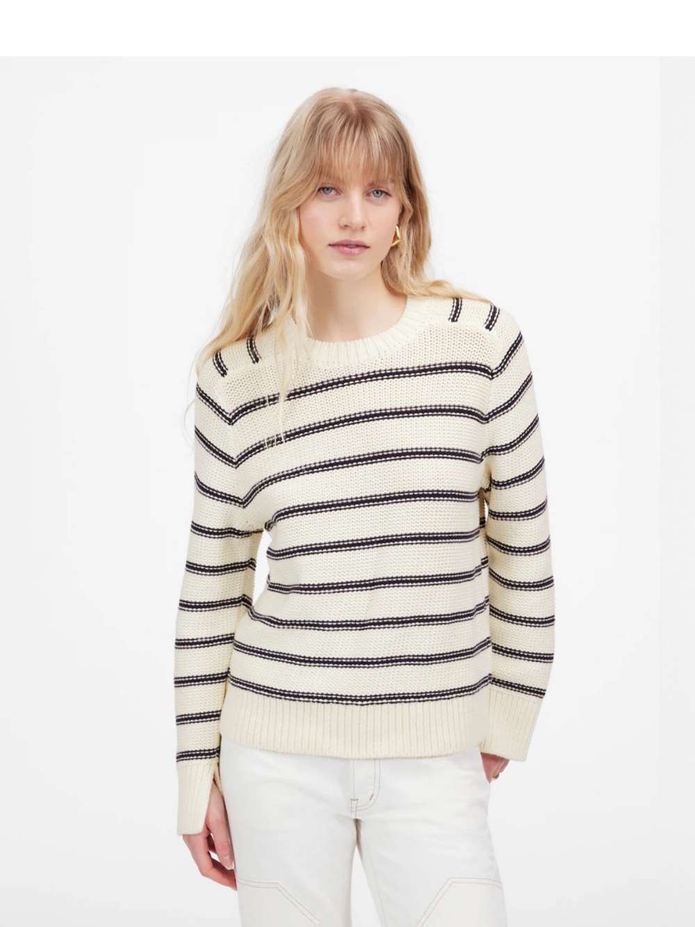 Madewell Cotton Crewneck Sweater